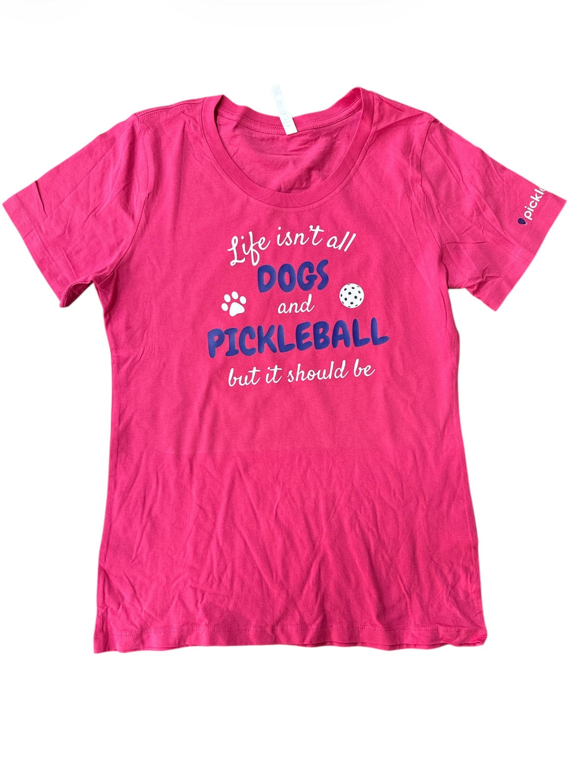 Pink Pickleplex Dog Tee