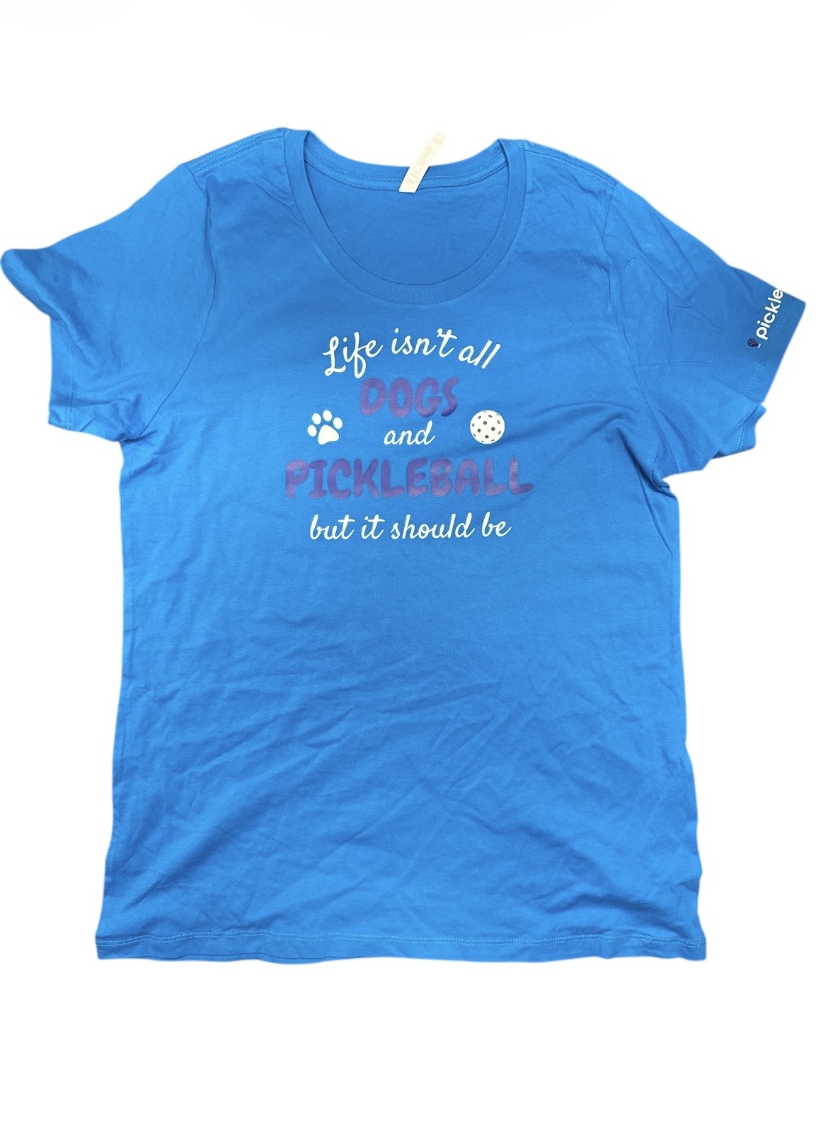 Blue Pickleplex Dog Tee
