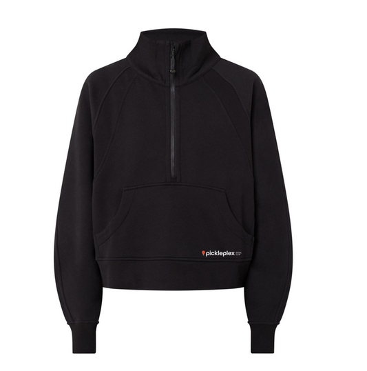 Scuba Oversized Funnel-Neck Half Zip