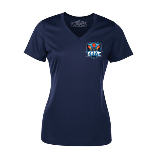 Navy Blue Windsor Detroit Drive Tee Shirt LADIES