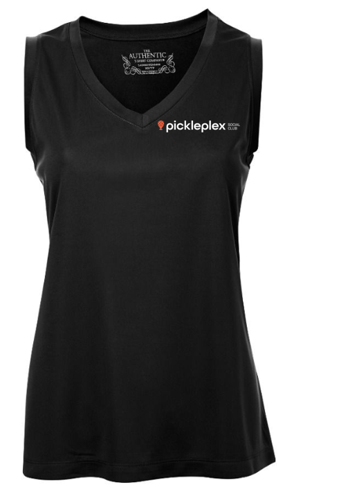 Ladies Sleeveless Dry Fit Top - Black